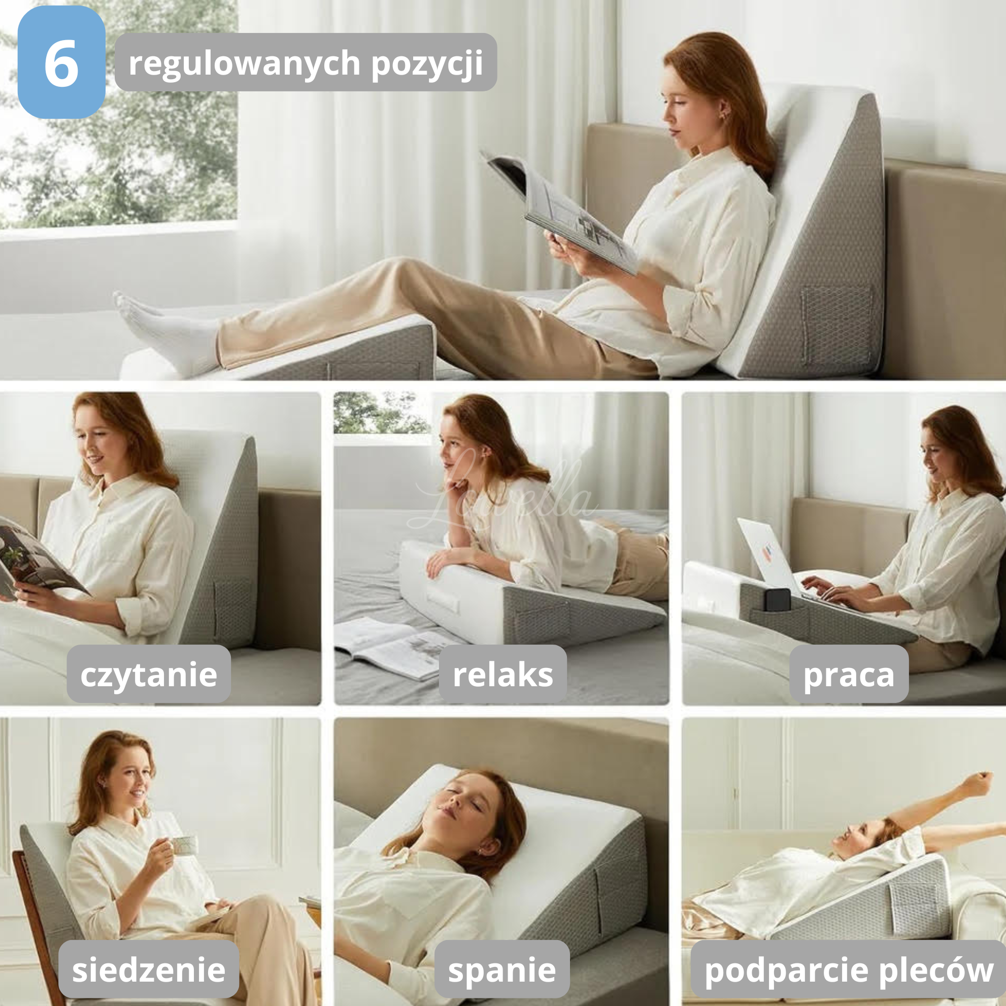 Poduszka AirLift Wedge™ – komfort snu z uniesieniem tułowia