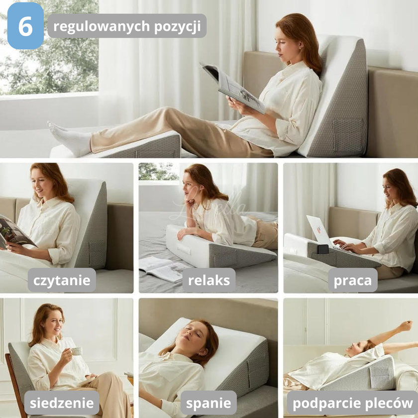 Poduszka AirLift Wedge™ – komfort snu z uniesieniem tułowia