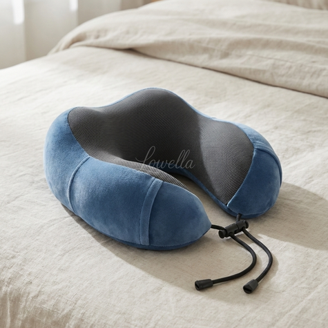 TravelNeck Air™ - Poduszka podróżna na szyję z pianki memory