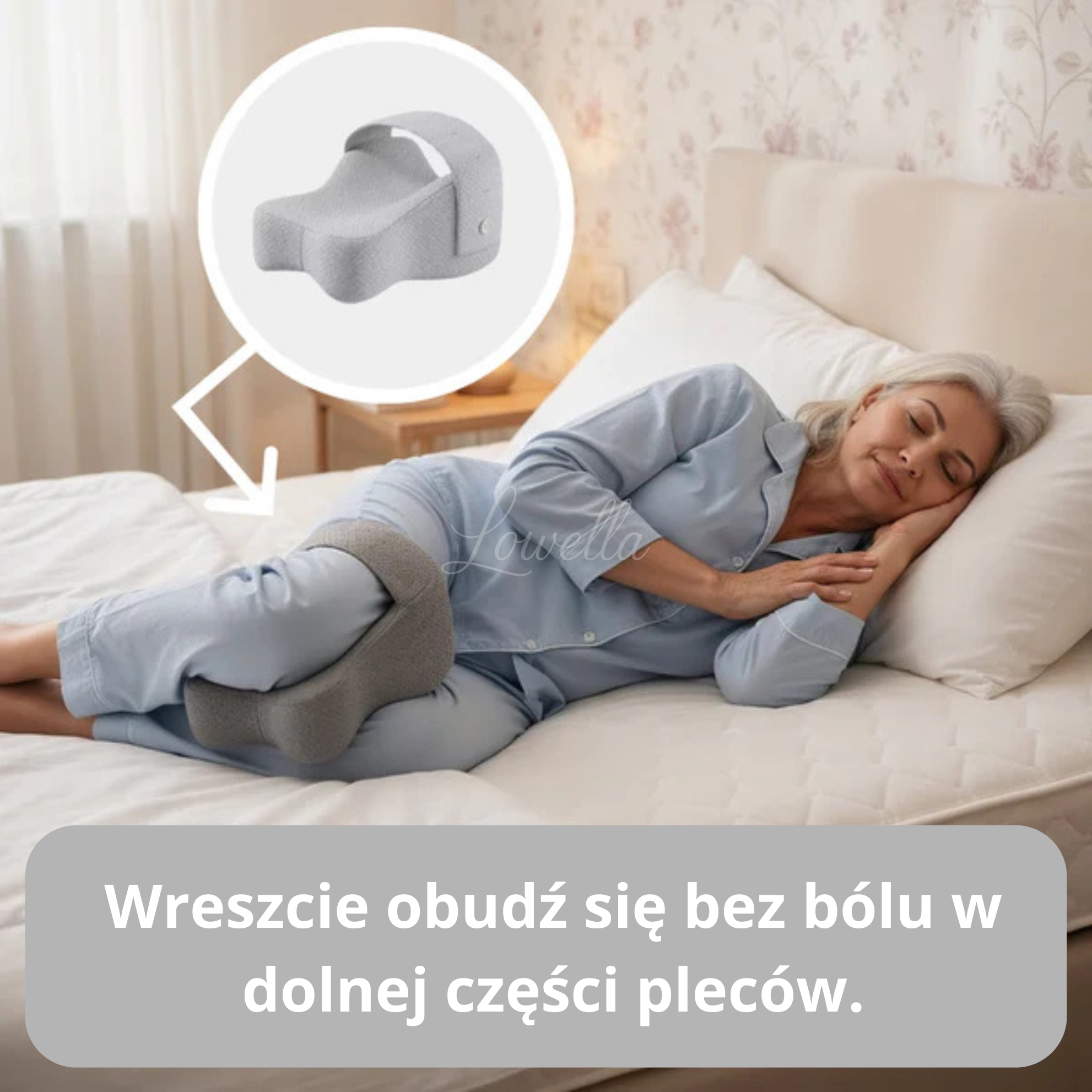 Knee+™  Ortopedyczna poduszka pod kolana z pianki memory